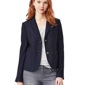 GAP The Academy Blazer Navy Black Trim